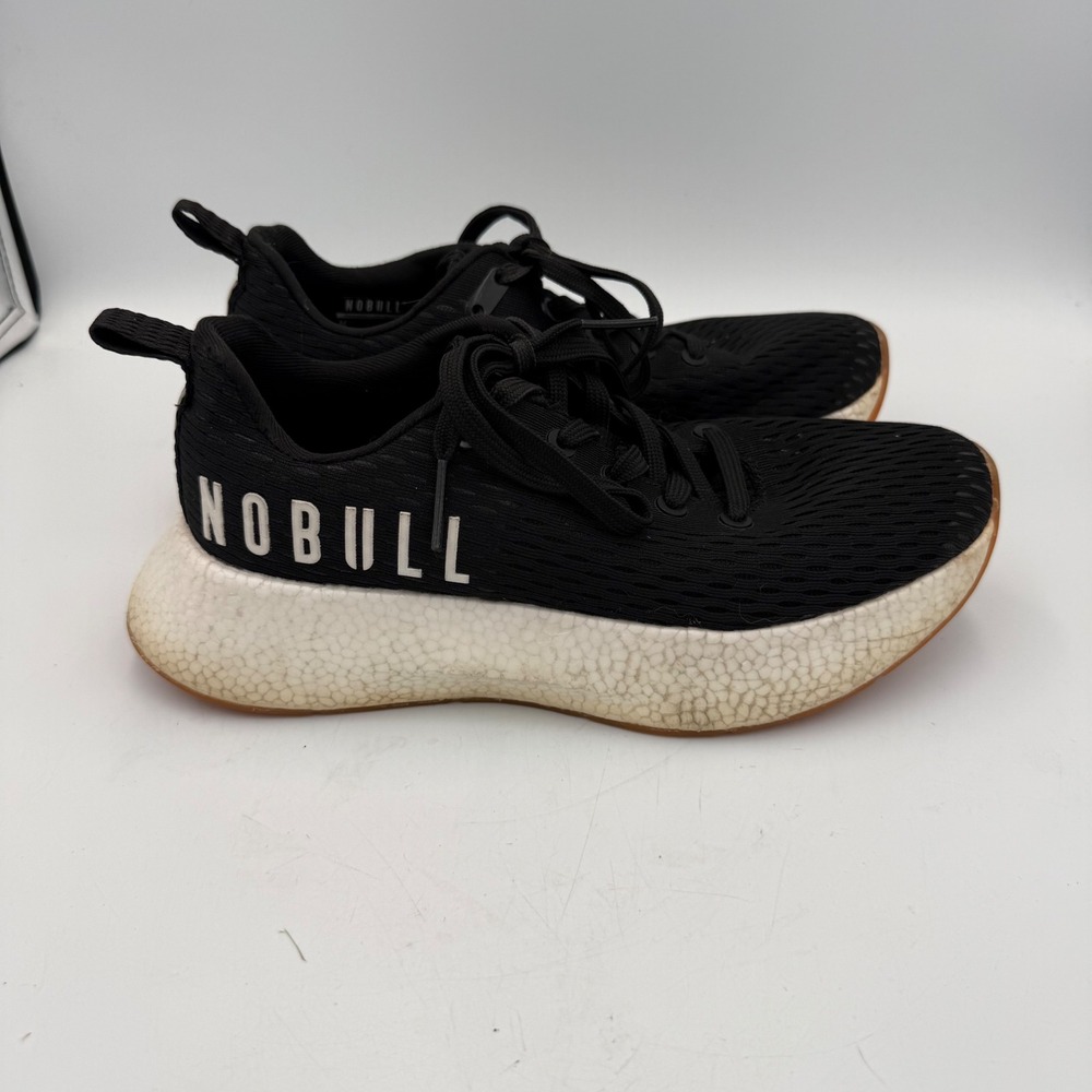 NOBULL Black Athletic Running Shoes with White Midsole